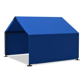 Dog Shade Shelter Outdoor Tent For Small Medium Dogs, Waterproof Sun Protection Pet House For Dogs, Small Animals And Livestock (Color: Blue)