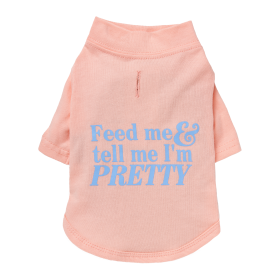 The Essential T-Shirt - Feed Me & Tell Me I'm Pretty (Color: Lemonade, size: XX Large)