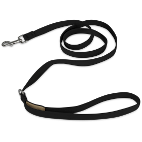 Susan Lanci Designs Plain Leash (Color: Black, size: 4 FT)
