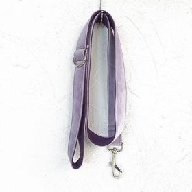 MUTTCO drawstring traction belt set (Option: Light purple Leash-M)