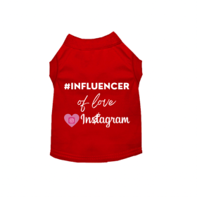 #INFLUENCER of Love & Instagram (Color: Red, size: X Large)