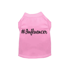 #Influencer Shirt (Color: Pink, size: medium)