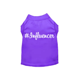 #Influencer Shirt (Color: Purple, size: X Large)