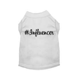 #Influencer Shirt (Color: White, size: 3X Large)