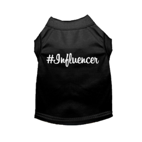 #Influencer Shirt (Color: Black, size: X Large)