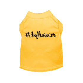 #Influencer Shirt (Color: Yellow, size: 2X Large)