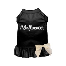 #Influencer Dress (Color: Black, size: small)