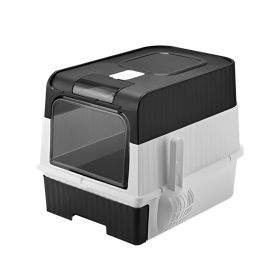 Only Self Pickup---Magic Cube Cat Litter Box (Option: BlueXZX)