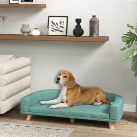 Dog Sofa Couch Bed With Washable Cushion For Large Dogs (Option: Green-780x175x650 mm)